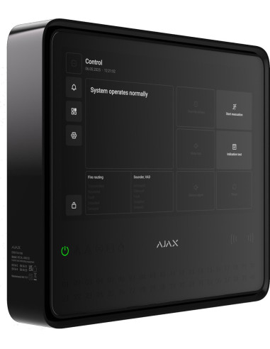 Ajax En54 Fire Hub Jeweller - Black