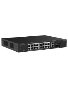 Ruijie Networks Rg-Es220Gs-Lp Przełącznik Sieciowy Zarządzany L2 Gigabit Ethernet (10/100/1000) Obsługa Poe Desktop Czarny 2