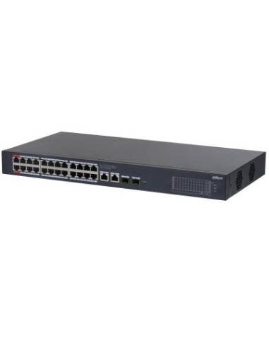 Dahua Technology Cs4228-24Gt-240 Przełącznik Sieciowy Zarządzany L2 Gigabit Ethernet (10/100/1000) Obsługa Poe Czarny