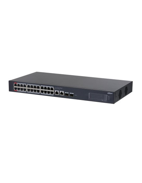 Dahua Technology Cs4228-24Gt-240 Przełącznik Sieciowy Zarządzany L2 Gigabit Ethernet (10/100/1000) Obsługa Poe Czarny