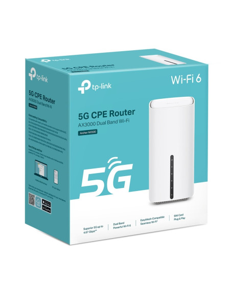 Tp-Link Archer Nx500 Router Bezprzewodowy Gigabit Ethernet Dual-Band (2.4 Ghz/5 Ghz) 5G Biały
