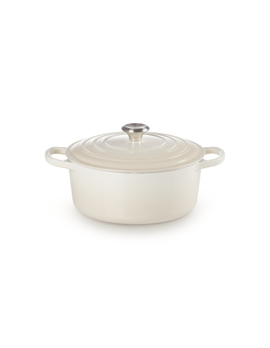 Brytfanna Le Creuset Signature Roaster Okrągła Beza 26Cm