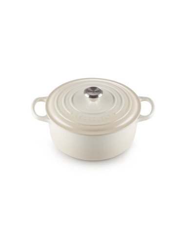 Brytfanna Le Creuset Signature Roaster Okrągła Beza 26Cm