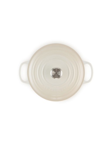 Brytfanna Le Creuset Signature Roaster Okrągła Beza 26Cm