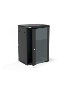 Szafa Wisząca 19" 18U 600X450, (Opcja Dwusekcyjna) Drzwi Szklane Jednoskrzydłowe, Tył Osłona Pełna Demontowalna, Osłony Boczne P