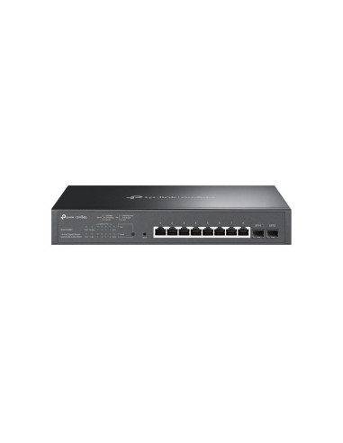 Tp-Link Omada Tl-Sg2210Mp Zarządzany L2/L2+ Gigabit Ethernet (10/100/1000) Obsługa Poe 1U Czarny