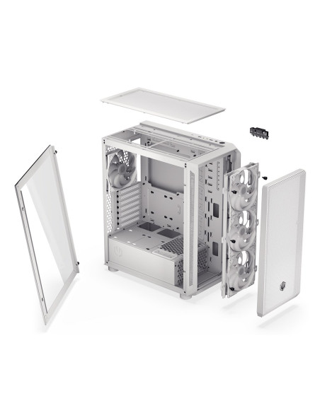 Endorfy Arx 500 Argb White Midi Tower Biały
