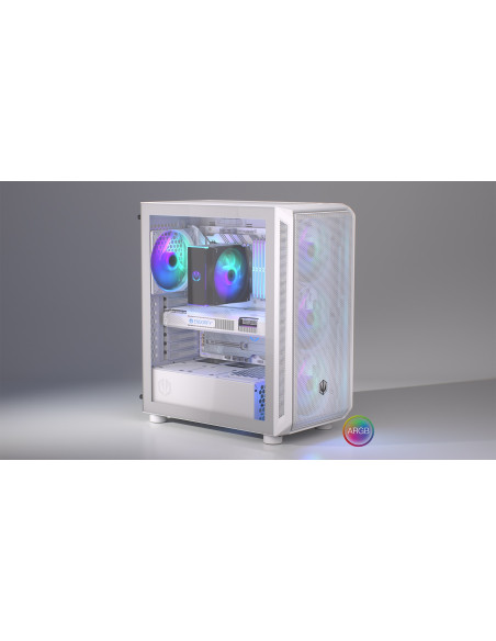 Endorfy Arx 500 Argb White Midi Tower Biały