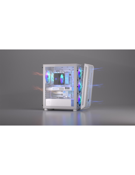 Endorfy Arx 500 Argb White Midi Tower Biały