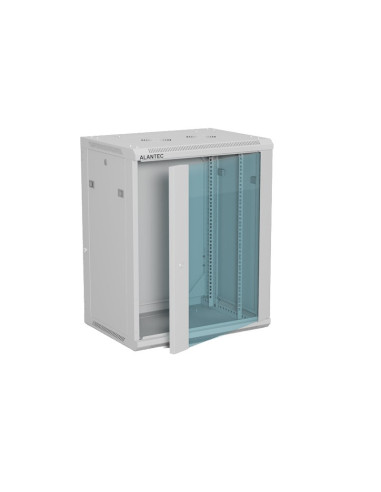 Alantec Szafka Rack Wisząca 19" 15U 600X450, Kolor Szary Flat Pack