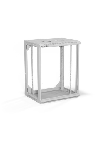 Alantec Szafka Rack Wisząca 19" 15U 600X450, Kolor Szary Flat Pack