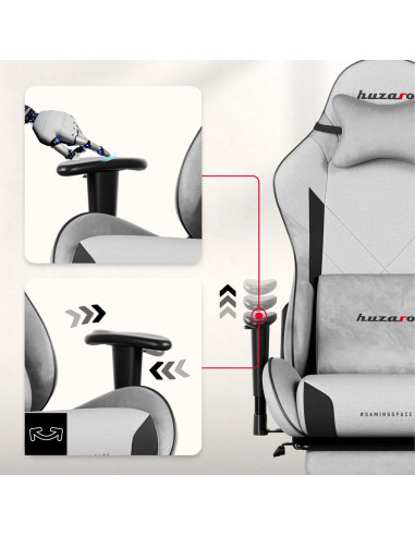 Fotel Gamingowy Huzaro Force 5.7 Grey