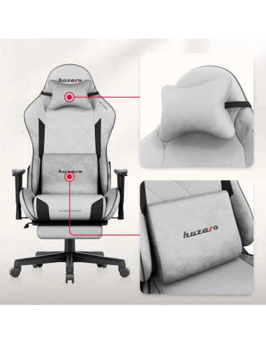 Fotel Gamingowy Huzaro Force 5.7 Grey