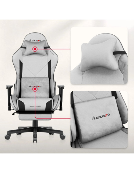 Fotel Gamingowy Huzaro Force 5.7 Grey