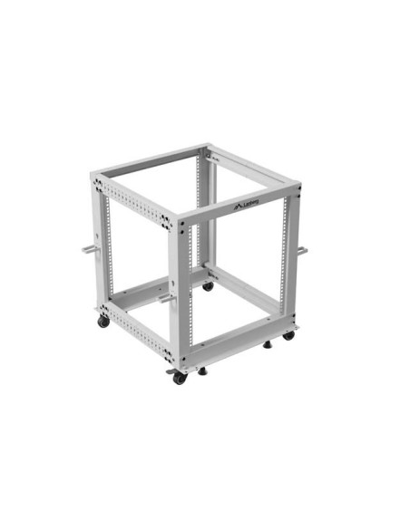 Lanberg Open Rack 19" 12U 600X600-1100 Regulowany Szary