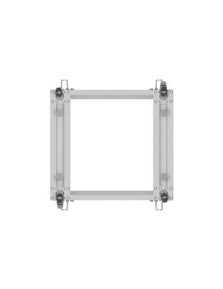 Lanberg Open Rack 19" 12U 600X600-1100 Regulowany Szary