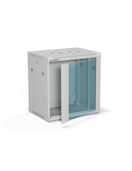 Alantec Szafka Rack Wisząca 19" 12U 600X450, Kolor Szary Flat Pack