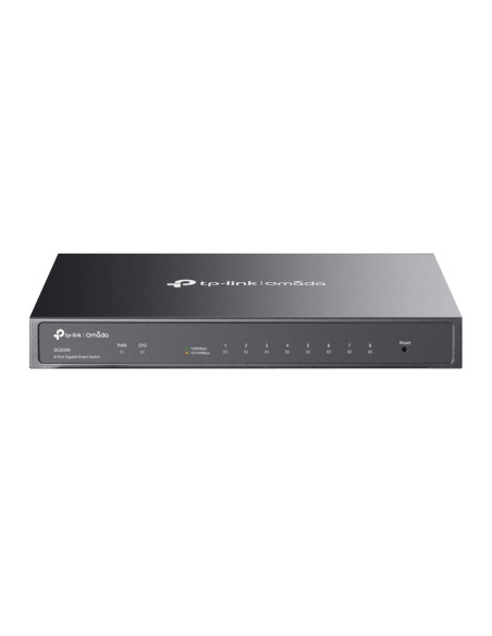 Tp-Link Omada Sg2008 Przełącznik Sieciowy Zarządzany L2/L2+ Gigabit Ethernet (10/100/1000) Czarny