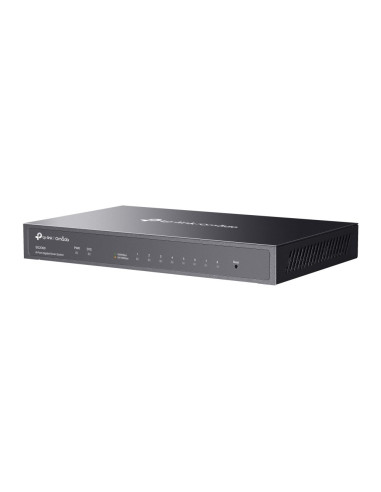 Tp-Link Omada Sg2008 Przełącznik Sieciowy Zarządzany L2/L2+ Gigabit Ethernet (10/100/1000) Czarny