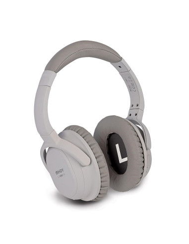 Lindy Lh500Xw Zestaw Słuchawkowy Przewodowy I Bezprzewodowy Opaska Na Głowę Połączenia/Muzyka Micro-Usb Bluetooth Szary