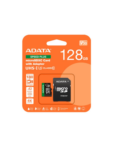 Adata Speed Plus 128 Gb Microsdxc Klasa 10
