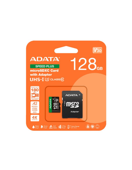 Adata Speed Plus 128 Gb Microsdxc Klasa 10