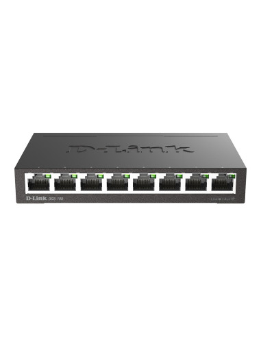 D-Link Dgs-108 Nie Zarządzany L2 Gigabit Ethernet (10/100/1000) Czarny