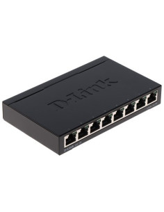 D-Link Dgs-108 Nie Zarządzany L2 Gigabit Ethernet (10/100/1000) Czarny 2