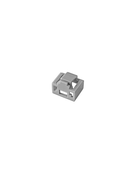 Blokada Gniazda Rj45 Przed Nieautoryzowanym Wpięciem, Kolor Szary (Opakowanie 24 Szt. + Klucz) Alantec
