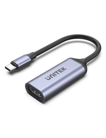 Unitek V1416B Adapter Kablowy 0,15 M Usb Type-C Hdmi Szary