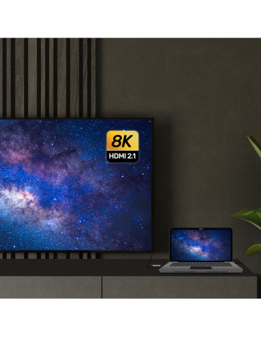 Unitek V1416B Adapter Kablowy 0,15 M Usb Type-C Hdmi Szary