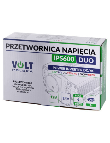 Przetwornica Napiecia Ips 600 Duo 12/24V/230V