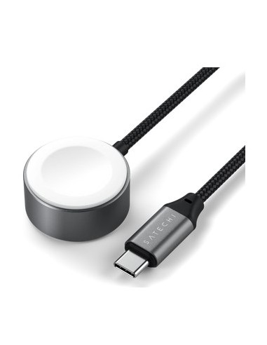 Satechi Usb-C Fast Charging Cable - Kabel Ładujący Usb-C Do Apple Watch, 5W 20 Cm (Space Gray)