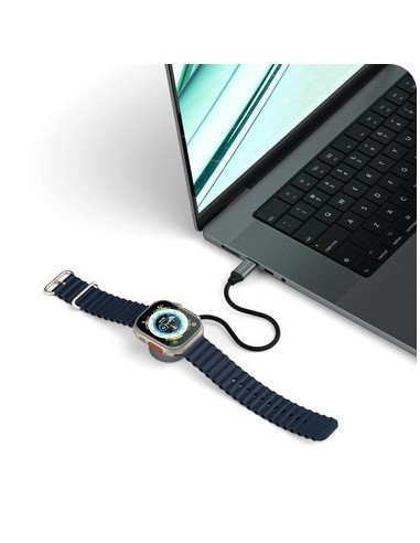 Satechi Usb-C Fast Charging Cable - Kabel Ładujący Usb-C Do Apple Watch, 5W 20 Cm (Space Gray)