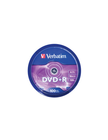 Płyta Dvd Verbatim 43551 (4,7Gb  16X  100Szt.  Cake)