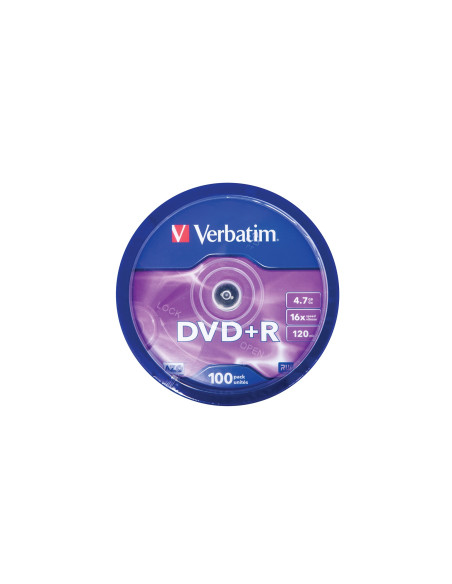 Płyta Dvd Verbatim 43551 (4,7Gb  16X  100Szt.  Cake)