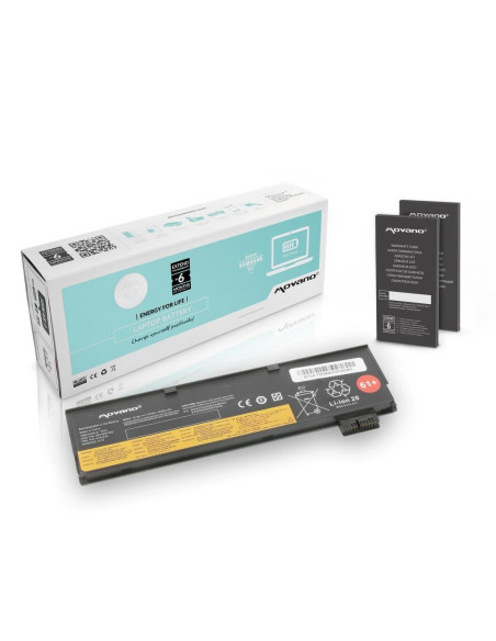 Baterija Movano, Skirtas Lenovo Thinkpad T570 (10.8V-11.1V) (4400Mah)