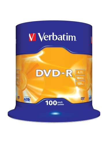 Płyta Dvd Verbatim 43549 (4,7Gb  16X  100Szt.  Cake)