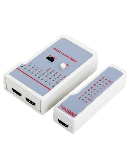 Logilink Wz0017 Tester Kabli Sieciowych Fioletowy, Biały