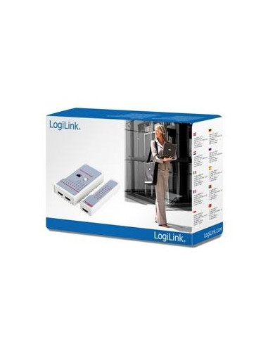 Logilink Wz0017 Tester Kabli Sieciowych Fioletowy, Biały