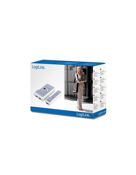 Logilink Wz0017 Tester Kabli Sieciowych Fioletowy, Biały