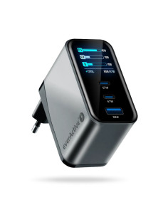 Everactive Ładowarka Sieciowa Gan 1 X Usb, 2 X Usb-C Quick Charge 4+ 67W Czarna Sc-670Q 2