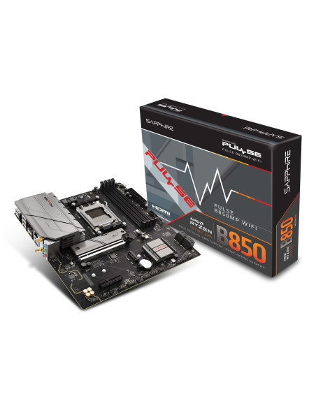 Sapphire Pulse B850M Wifi Amd B850 Gniazdo Am5 Micro Atx