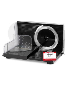 Emerio Ms-125000.1 Krajalnica Prąd Elektryczny 100 W Czarny Stal Nierdzewna 2