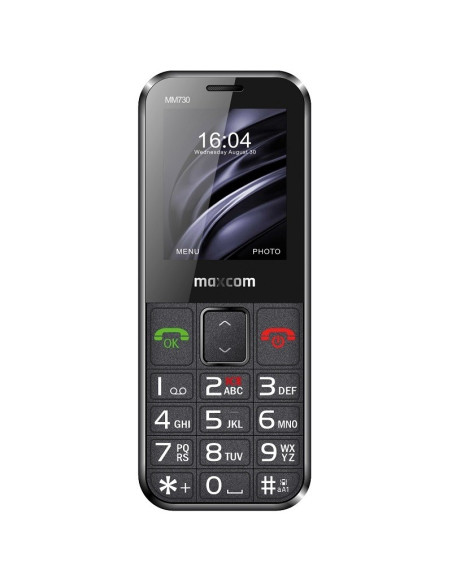 Maxcom Mm730 Telefon Komórkowy 5,59 Cm (2.2") Czarny Telefon Dla Seniora