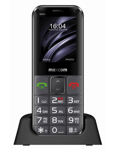 Maxcom Mm730 Telefon Komórkowy 5,59 Cm (2.2") Czarny Telefon Dla Seniora
