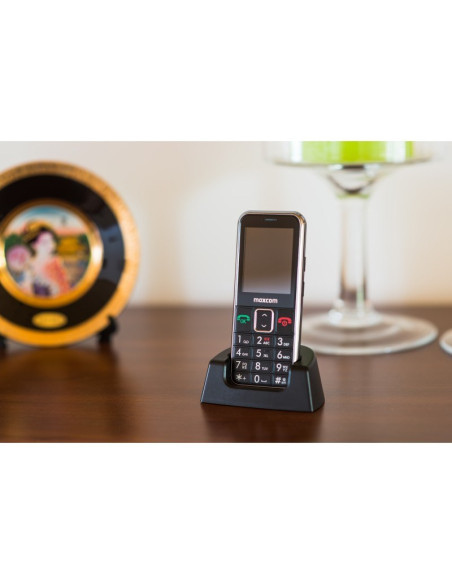 Maxcom Mm730 Telefon Komórkowy 5,59 Cm (2.2") Czarny Telefon Dla Seniora