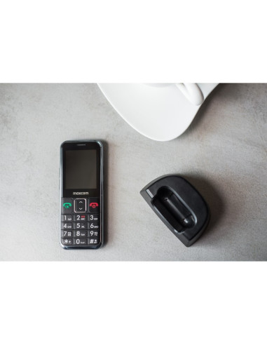 Maxcom Mm730 Telefon Komórkowy 5,59 Cm (2.2") Czarny Telefon Dla Seniora