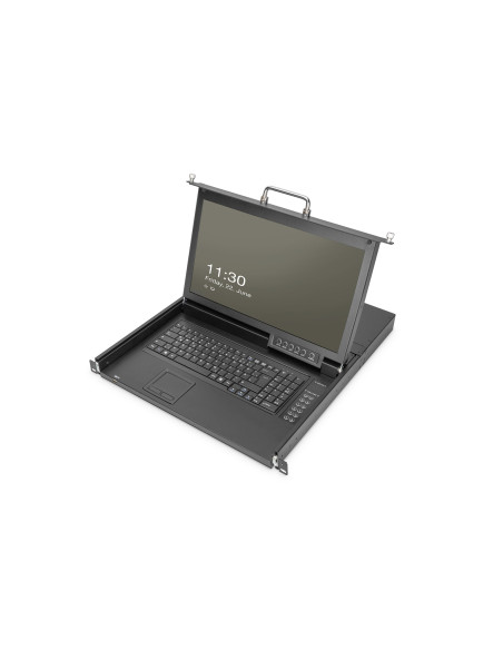 Digitus Ds-72220-6Ge Konsola Rackowa 43,2 Cm (17") 1920 X 1080 Px Czarny 1U
