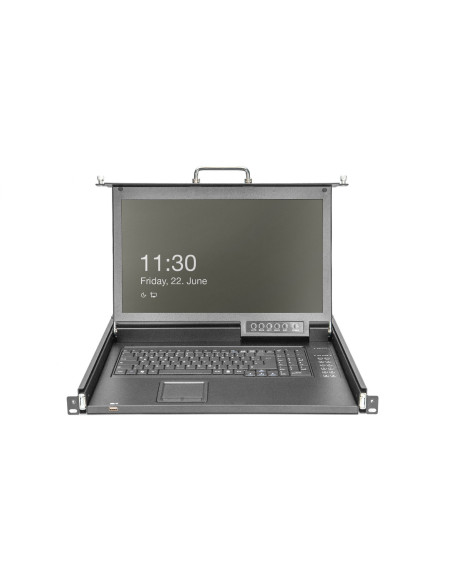 Digitus Ds-72220-6Ge Konsola Rackowa 43,2 Cm (17") 1920 X 1080 Px Czarny 1U